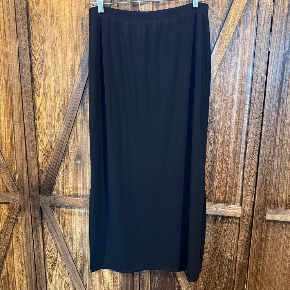 Nordstrom Classic Black Maxi Skirt - Size L
